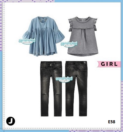 setelan 3in1 anak cewe